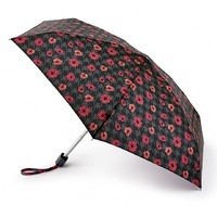 Міні парасоля жіноча механічна Fulton Tiny-2 Houndstooth Poppy L501-038741